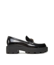 GUESS YANIKA Mokasyny na koturnie CZARNY - Buty damskie - 2