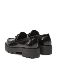 GUESS YANIKA Mokasyny na koturnie CZARNY - Buty damskie - 3