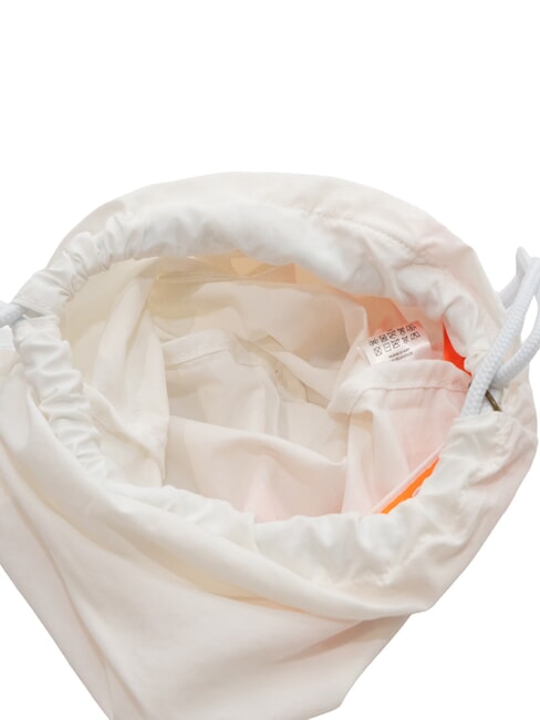 SHOE BAG Worek na buty biały/pomarańczowy fluorescencyjny - Akcesoria podr&oacute;żne