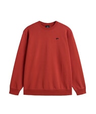 VANS SALTON Bluza bawełniana z okrągłym dekoltem czerwona ochra - Bluzy męskie - 5