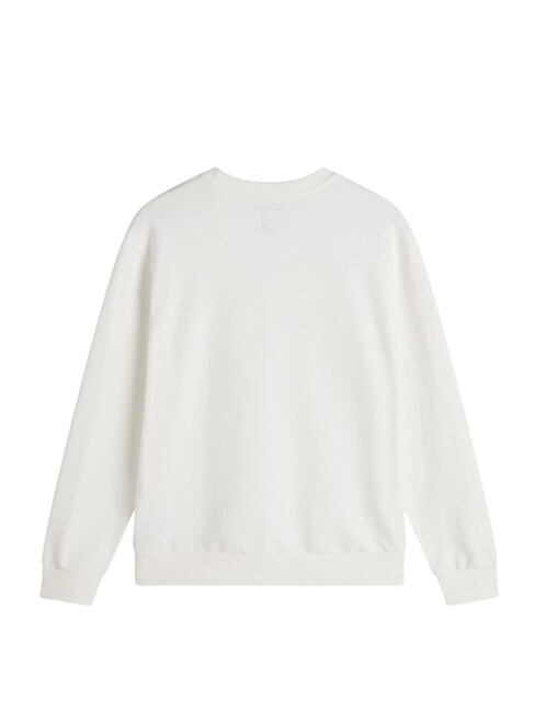 ESSENTIAL Bluza bawełniana z okrągłym dekoltem ptasie mleczko - Bluzy męskie