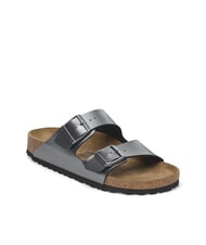 BIRKENSTOCK ARIZONA Metalowe sandały typu kapcie czarny - Buty damskie - 3