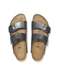 BIRKENSTOCK ARIZONA Metalowe sandały typu kapcie czarny - Buty damskie - 4