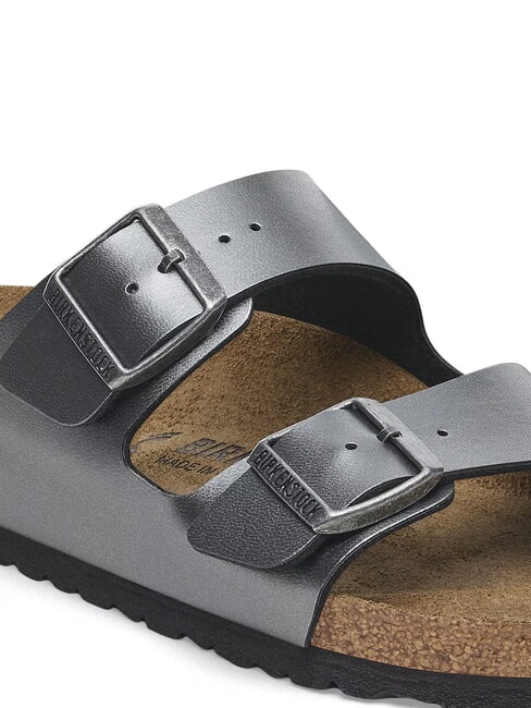 ARIZONA Metalowe sandały typu kapcie czarny - Buty damskie