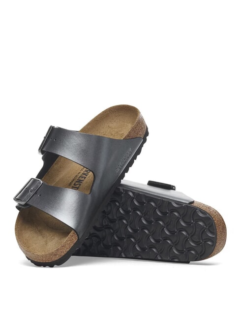 ARIZONA Metalowe sandały typu kapcie czarny - Buty damskie