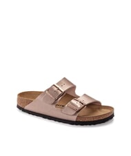 BIRKENSTOCK ARIZONA Metalowe sandały typu kapcie - Buty damskie