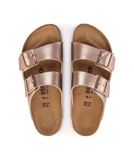 BIRKENSTOCK ARIZONA Metalowe sandały typu kapcie miedź - Buty damskie - 3