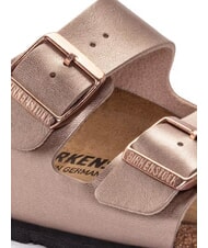 BIRKENSTOCK ARIZONA Metalowe sandały typu kapcie miedź - Buty damskie - 4