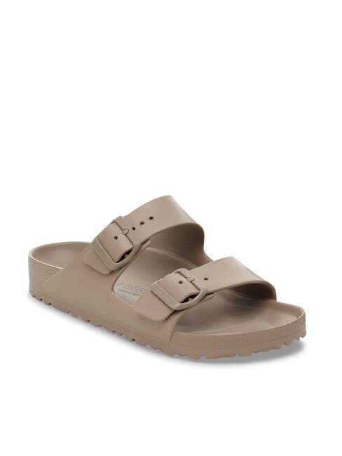 ARIZONA EVA Sandały z dwiema klamrami szary taupe - Buty damskie