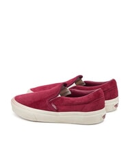 VANS CLASSIC Sk&oacute;rzane trampki typu slip-on rododendron - Buty uniseks - 5
