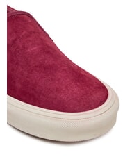VANS CLASSIC Sk&oacute;rzane trampki typu slip-on rododendron - Buty uniseks - 4