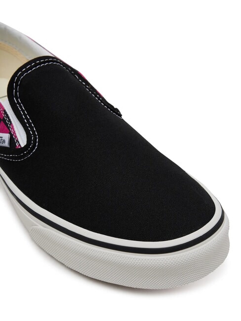 CLASSIC POP CHECK Wsuwane trampki w kratkę malina r&oacute;ża - Buty uniseks