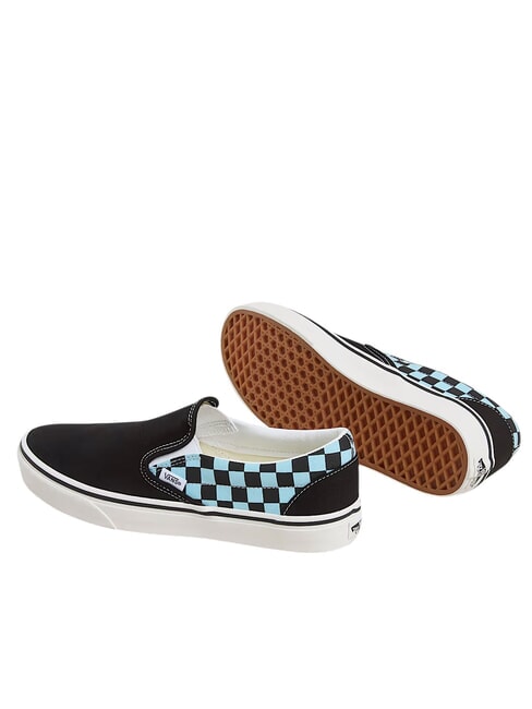 CLASSIC POP CHECK Wsuwane trampki w kratkę kryształowo niebieski - Buty uniseks