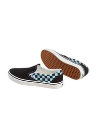 VANS CLASSIC POP CHECK Wsuwane trampki w kratkę kryształowo niebieski - Buty uniseks - 4