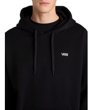VANS LEFT CHEST II LOOSE Bluza z kapturem czarny - Bluzy męskie - 4