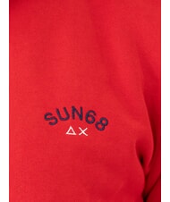 SUN68 MINI LOGO Bluza z wysokim kołnierzem i zamkiem błyskawicznym - Bluzy męskie