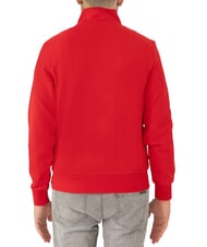 SUN68 MINI LOGO Bluza z wysokim kołnierzem i zamkiem błyskawicznym ognistoczerwony - Bluzy męskie - 4