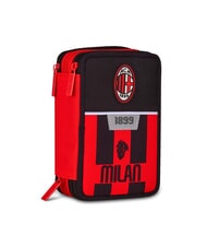 MILAN KICK AND SCORE Pi&oacute;rnik z 3 zamkami błyskawicznymi i zestawem szkolnym Czarny - Pi&oacute;rniki i akcesoria - 6