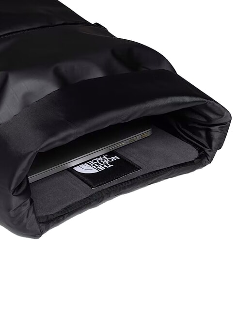 BASE CAMP VOYAGER Plecak z rolowaną g&oacute;rą, mieści laptopy do 16" tnf czarny/asfaltowoszary - Plecaki szkolne i rekreacyjne