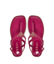 GUESS RAINEY4 Klapki magenta - Buty damskie - 4