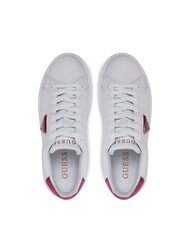 GUESS DENESA Adidasy biały/purpurowy - Buty damskie - 4