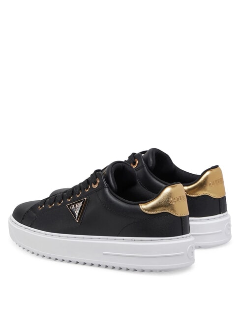 DENESA Adidasy CZARNE ZŁOTO - Buty damskie