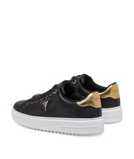 GUESS DENESA Adidasy CZARNE ZŁOTO - Buty damskie - 3