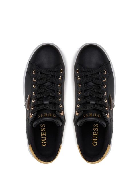 DENESA Adidasy CZARNE ZŁOTO - Buty damskie