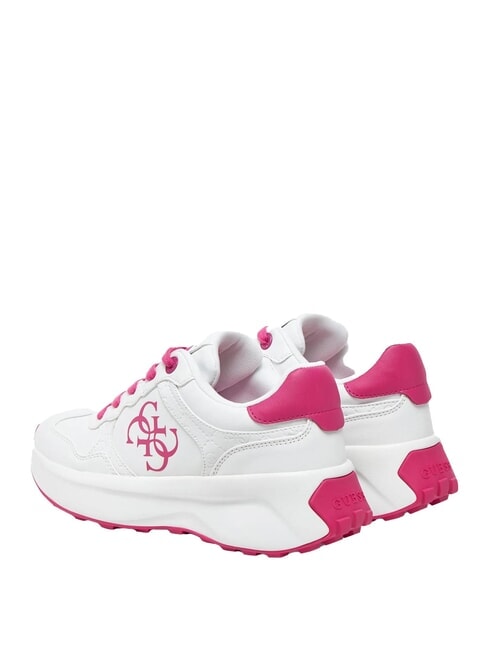 LUCKEI Trampki z logo 4G Biały/Fuksja - Buty damskie