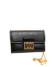 LOVE MOSCHINO SMART DAILY Kopert&oacute;wka z łańcuszkiem Czarny - Torby damskie - 2