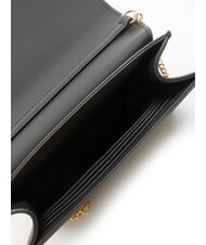 LOVE MOSCHINO SMART DAILY Kopert&oacute;wka z łańcuszkiem Czarny - Torby damskie - 4