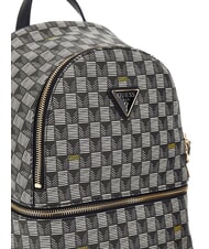 GUESS FOLLIE Plecak z nadrukiem logo Jet Set czarne logo - Torby damskie - 3
