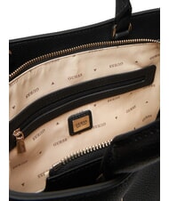GUESS MERIDIAN 2 Torba na ramię CZARNY - Torby damskie - 5