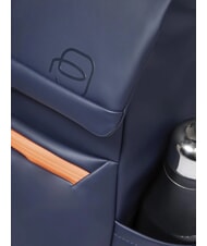 PIQUADRO CORNER SPECIALE GOMMATO Plecak na laptopa z rolowaną g&oacute;rą niebieski - Plecaki na laptopa do pracy - 3