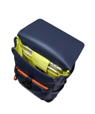 PIQUADRO CORNER SPECIALE GOMMATO Plecak na laptopa z rolowaną g&oacute;rą niebieski - Plecaki na laptopa do pracy - 6