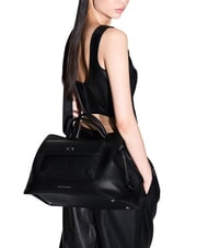 ARMANI EXCHANGE NICOLE Torebka z kieszenią i paskiem na ramię czarny - Torby damskie - 6