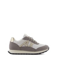 ARMANI EXCHANGE DROP MICROSUEDE Trampki z logo z boku - Buty damskie