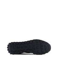 ARMANI EXCHANGE DROP MICROSUEDE Trampki z logo z boku czarny/blady złoty - Buty damskie - 6