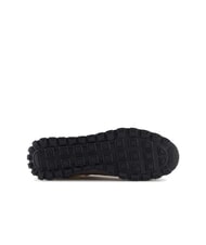 ARMANI EXCHANGE DROP MICROSUEDE Trampki z logo z boku brązowy bas + ecru - Buty damskie - 6