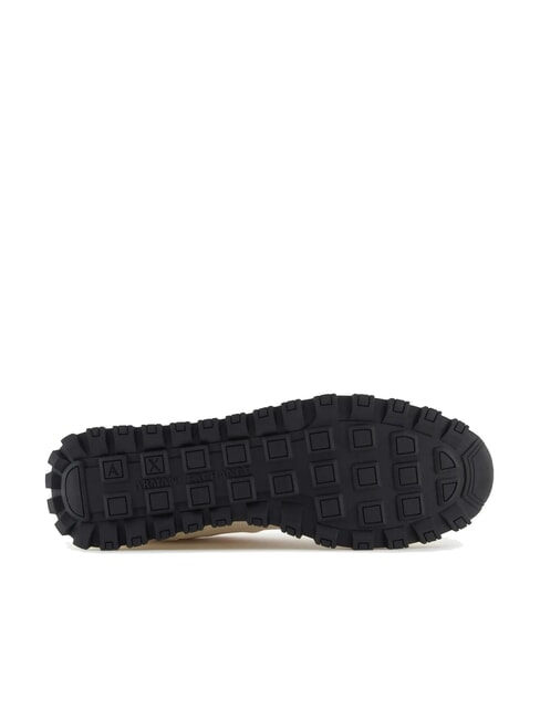 DROP MICROSUEDE Trampki z kontrastowym logo ecru+głęboki granat+granat - Buty męskie