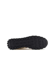 ARMANI EXCHANGE DROP MICROSUEDE Trampki z kontrastowym logo ecru+głęboki granat+granat - Buty męskie - 6
