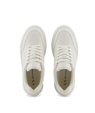 ARMANI EXCHANGE KURT MINI-TUMBLED Trampki z wysoką podeszwą białawy - Buty damskie - 3