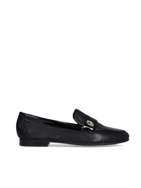 EMEL 05 Mokasyny sk&oacute;rzane czarny - Buty damskie