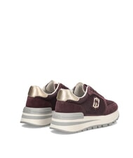 LIUJO AMAZING 25 Buty sportowe zamszowe i siateczkowe karminowo-jasnozłoty - Buty damskie - 6