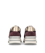 LIUJO AMAZING 25 Buty sportowe zamszowe i siateczkowe karminowo-jasnozłoty - Buty damskie - 7
