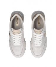 LIUJO AMAZING 25 Buty sportowe zamszowe i siateczkowe złamana biel/jasne złoto - Buty damskie - 4