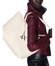 ARMANI EXCHANGE SILVYE Torba na zakupy z zawieszką dolina / brązowy bas - Torby damskie - 6