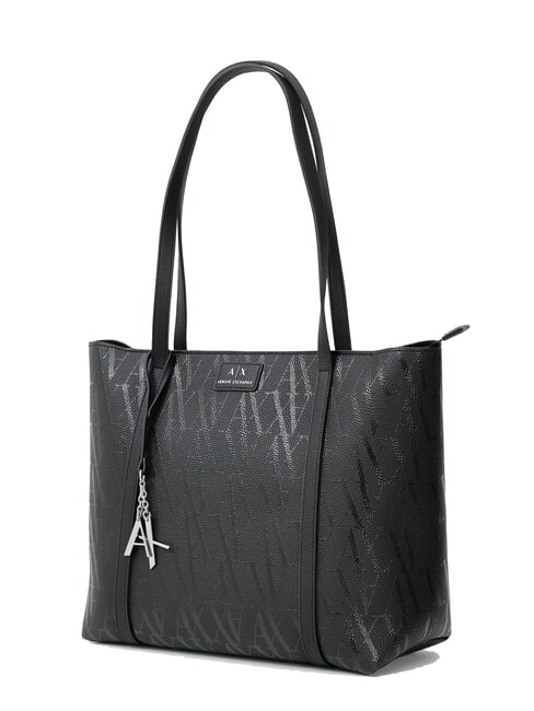 SILVYE MONOGRAM Torba na zakupy na ramię czarny/czarny - Torby damskie