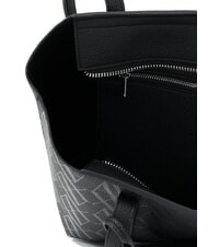 ARMANI EXCHANGE SILVYE MONOGRAM Torba na zakupy na ramię czarny/czarny - Torby damskie - 4