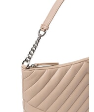 ARMANI EXCHANGE VICTORIA Pikowana torba worek miraż r&oacute;ży - Torby damskie - 3